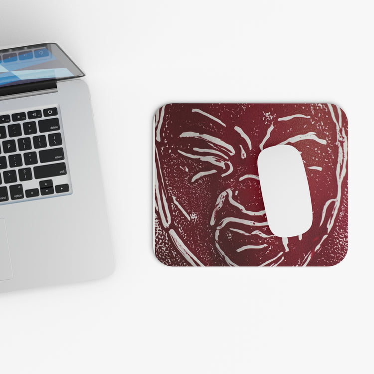 Expressive Portrait Rectangle Mouse Pad