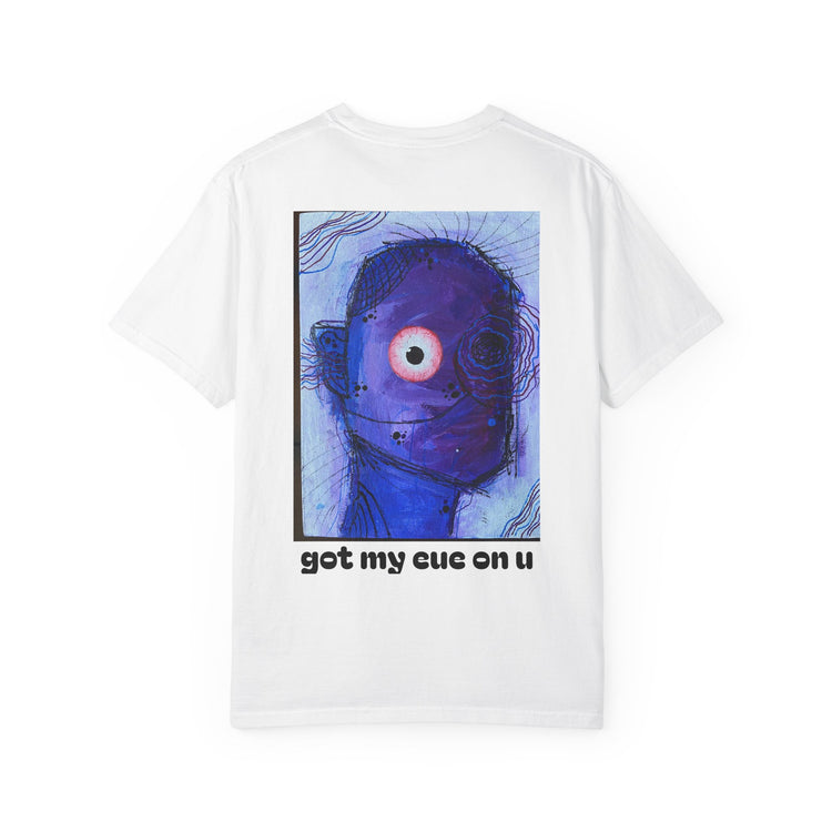 Got My Eye on U Blue Character Graphic T-Shirt