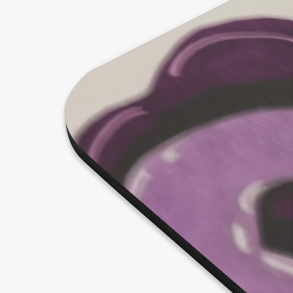 Purple Groovy “ROOF” Graphic Rectangle Mouse Pad