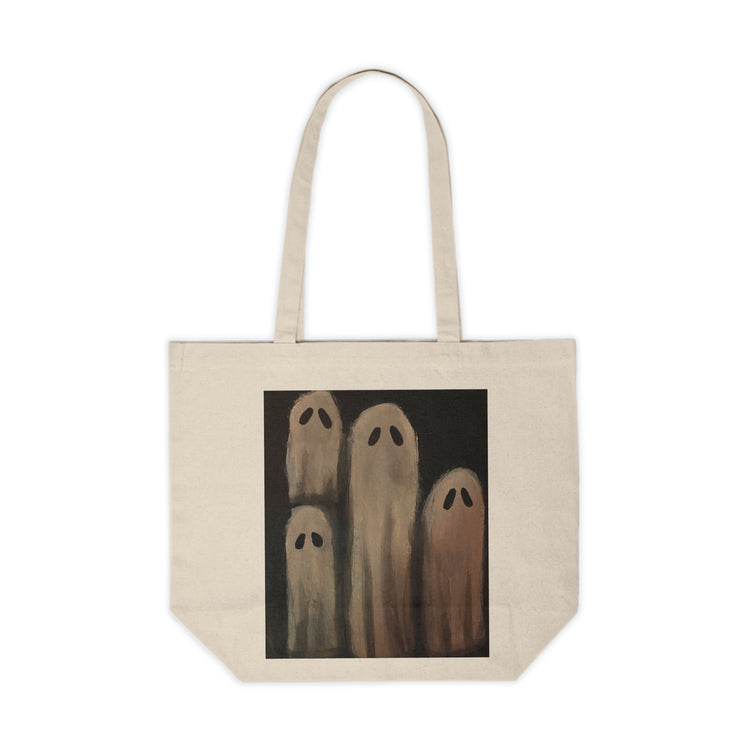 Spooky Ghosts Halloween Canvas Tote Bag