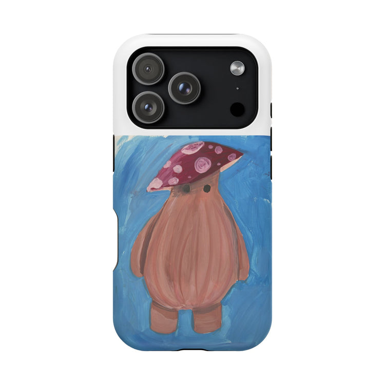 Mushroom Character Magnetic Impact-Resistant Phone Case