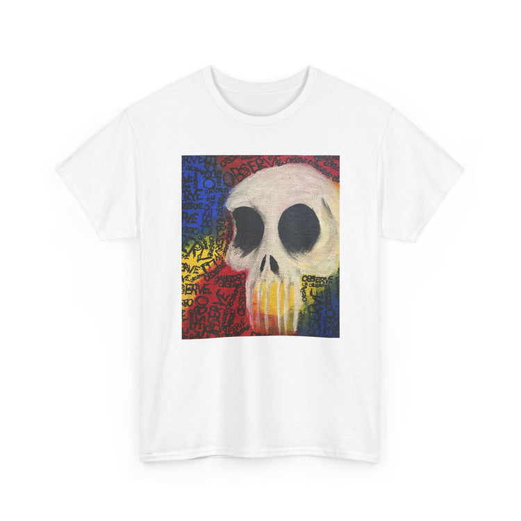 Artistic Skull Graphic Tee