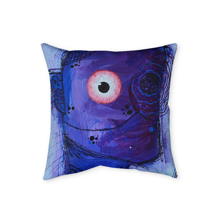 Surreal Purple Eye Art Pillowcase