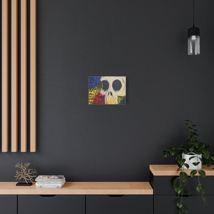 Graffiti Skull Canvas Wall Art