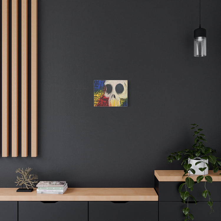 Graffiti Skull Canvas Wall Art