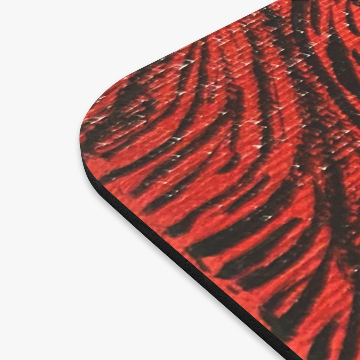 Red and Black Skull Pattern Mouse Pad