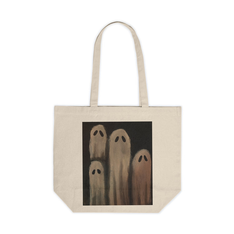 Spooky Ghosts Halloween Canvas Tote Bag