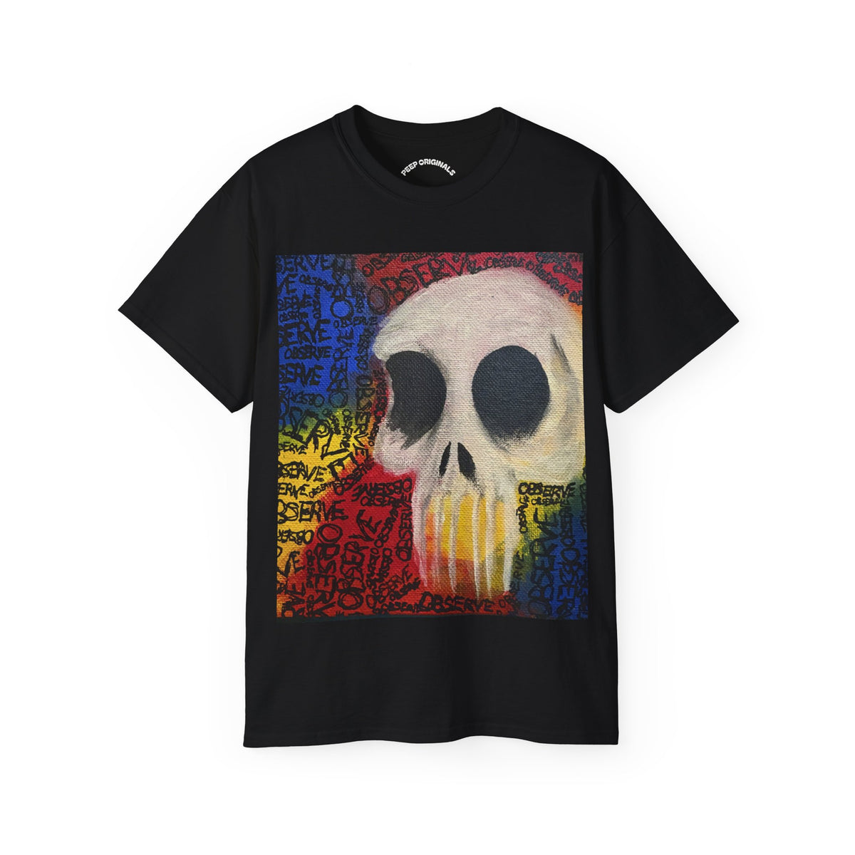 Skull Graffiti Art T-Shirt