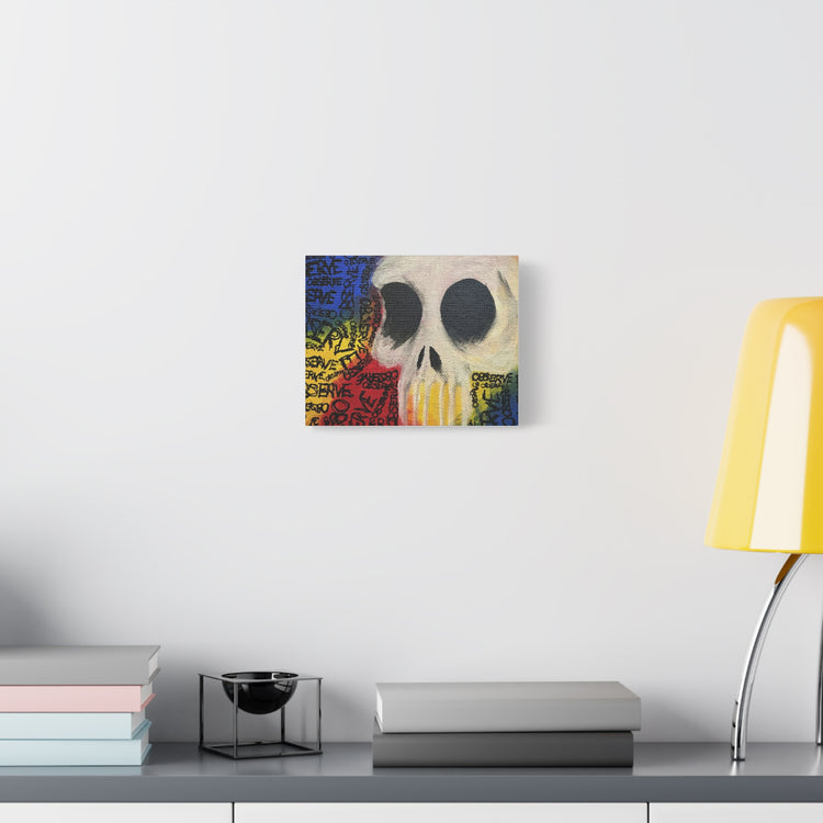 Graffiti Skull Canvas Wall Art